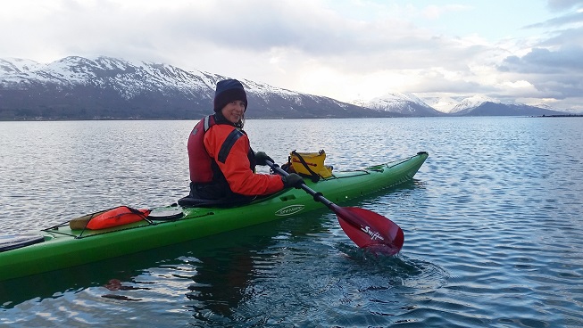 Kayaking in the Tromsø area Kayaking in the Tromsø area
